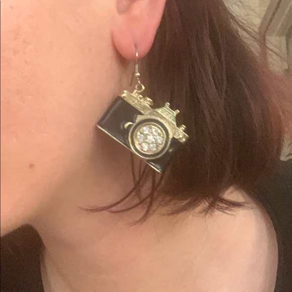 Camera earrings - Picture 4 of 4